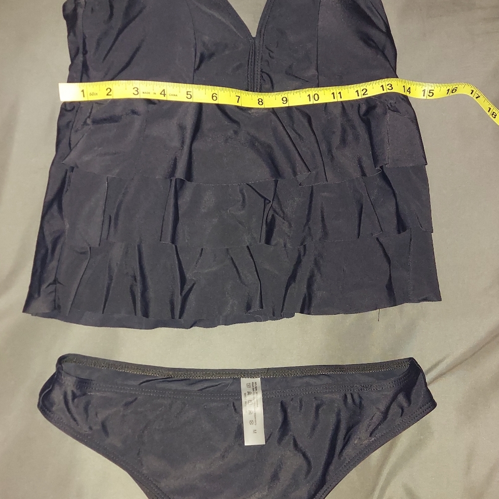 Black tankini set size M